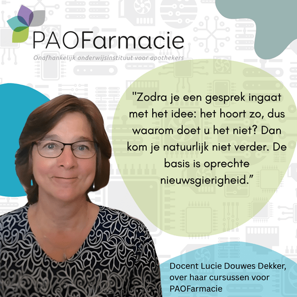Docent van de maand: Lucie Douwes Dekker